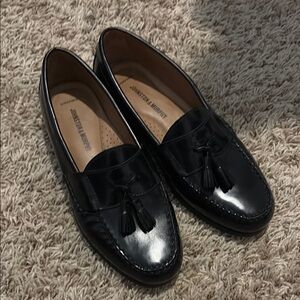 Johnston & Murphy Black Loafers